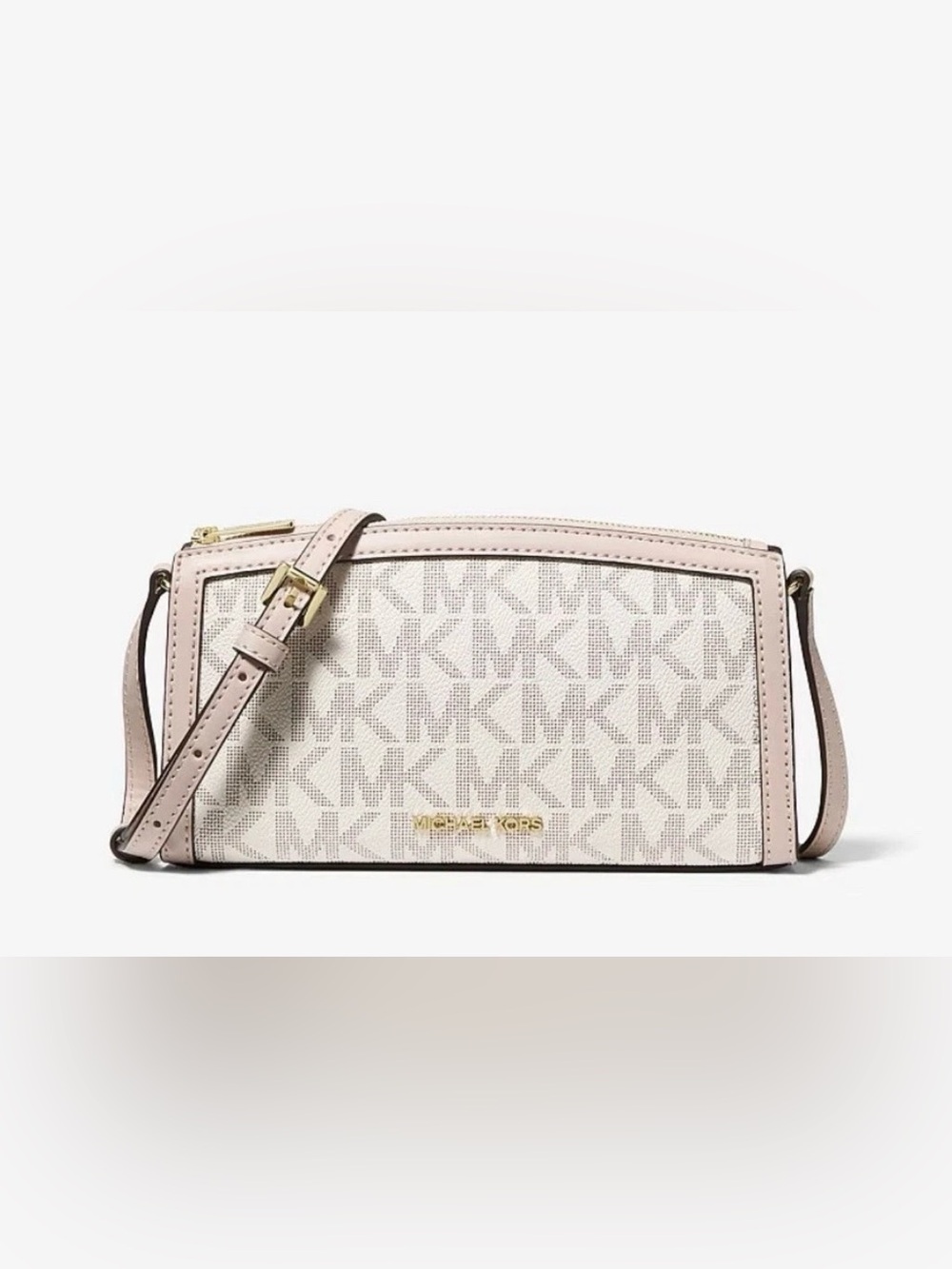 Michael Kors Jet Set Medium Signature Logo Crossbody Bag NWT